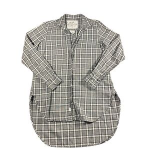 Casual Gray Plaid women’s Shirt